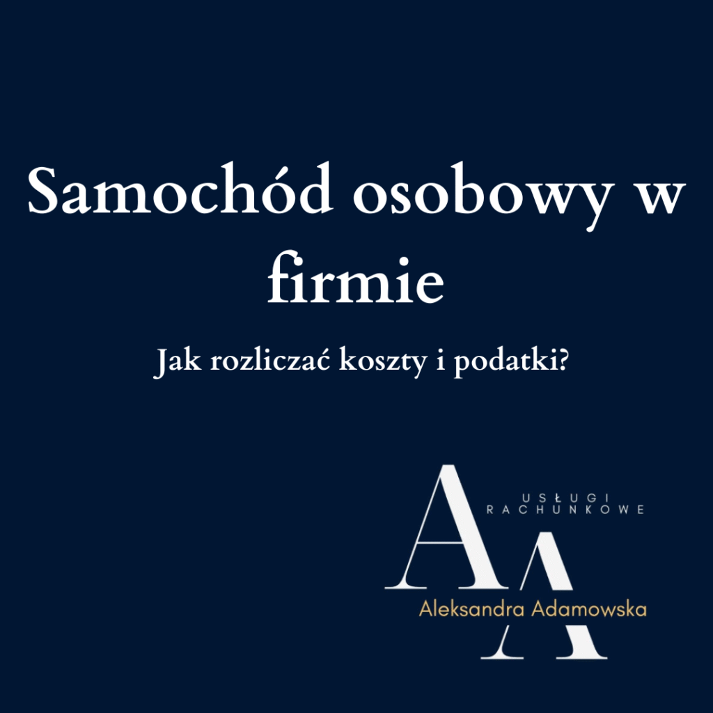 samochód osobowy w firmie