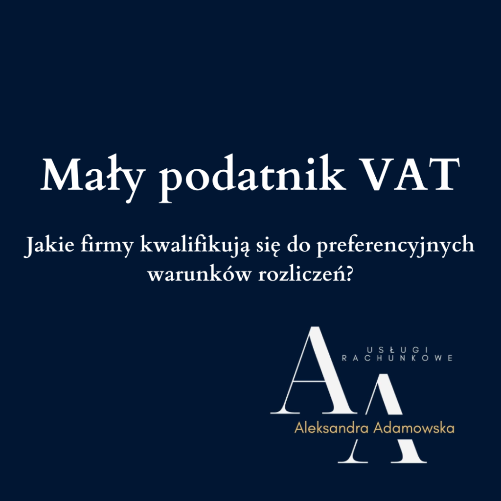 Mały podatnik VAT